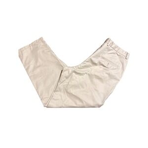 Kirkland Signature Mens Beige Pleated Dress Pants Size 38x32